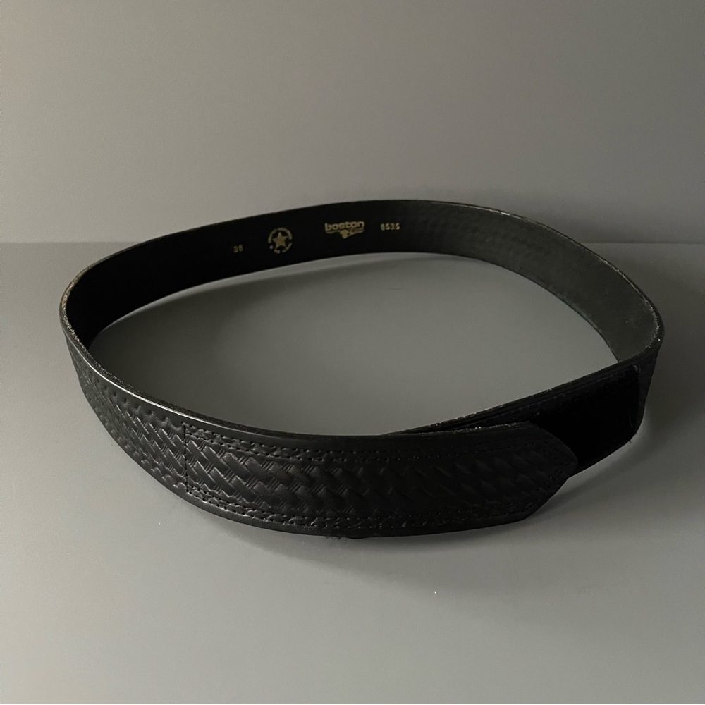 Boston Leather Mechanic Work Belt 38 Industrial Adhesive Western Construction